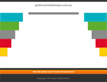 Tablet Screenshot of goldcoastwebdesigns.com.au